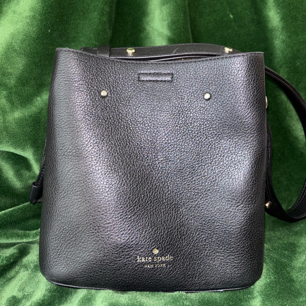 Kate Spade Black Bucket Shoulder Bag